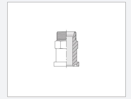 直通法蘭接頭體