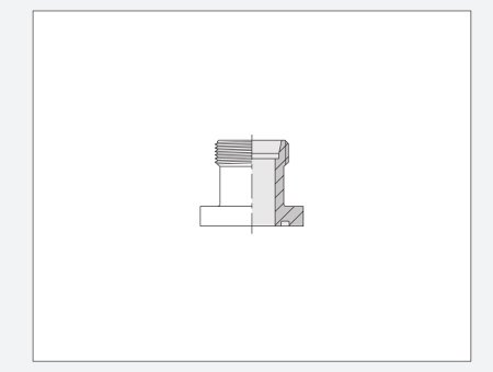 直通法蘭接頭體
